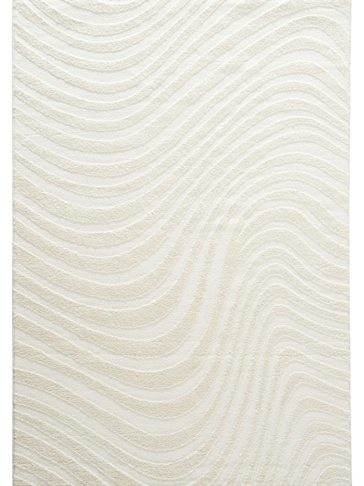 Boracay Moderner Teppich, Creme