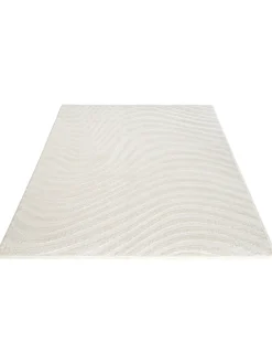 Boracay Moderner Teppich, Creme