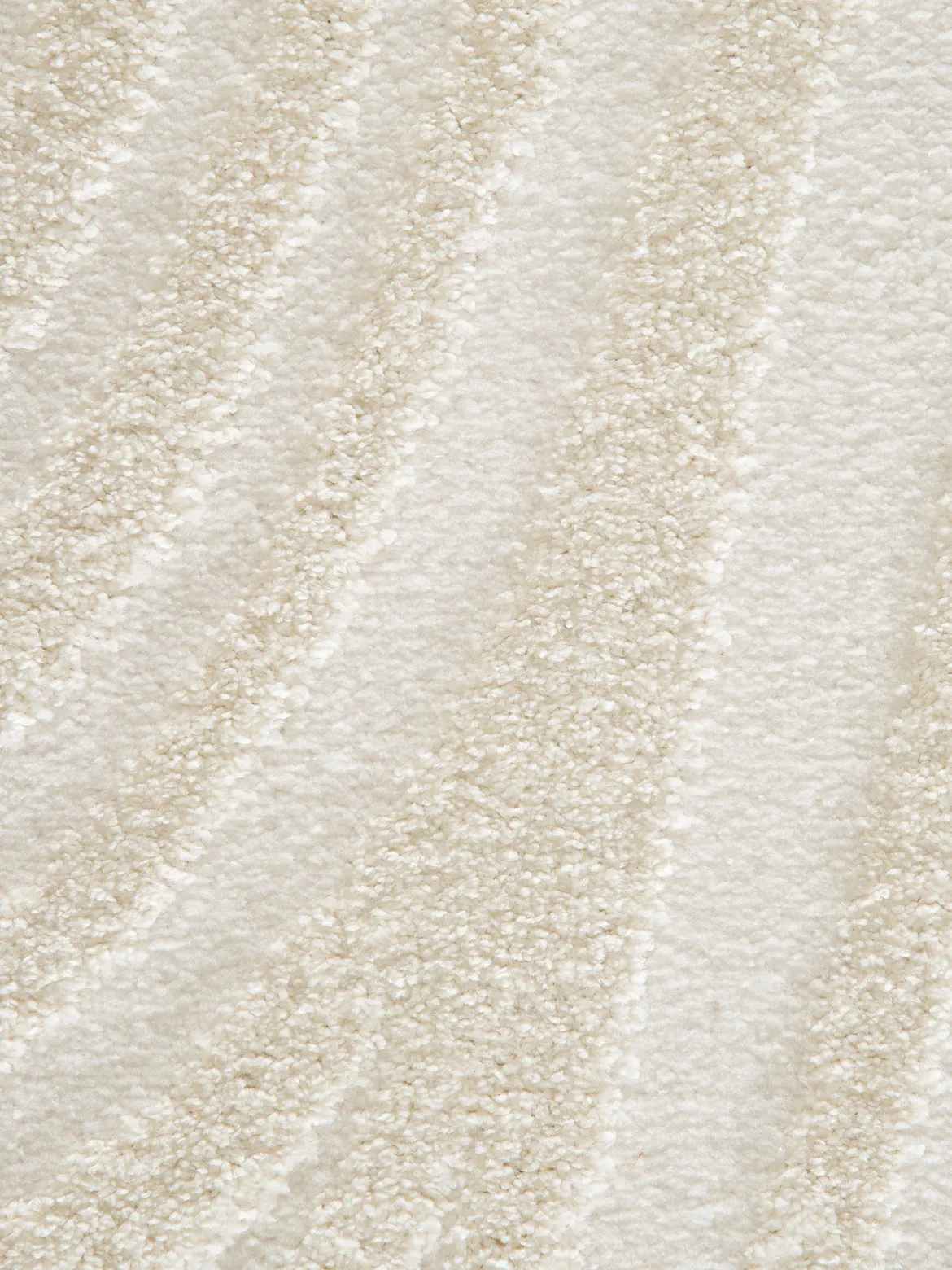 Boracay Moderner Teppich, Creme