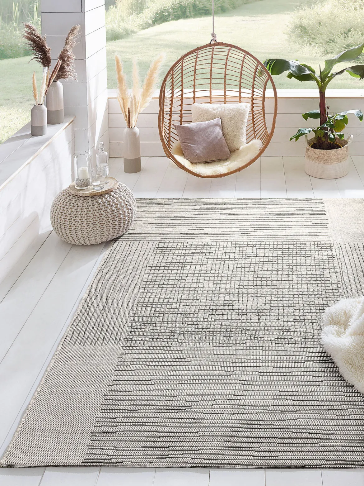 Borgsum Outdoor-Teppich, Beige