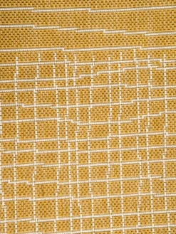 Borgsum Outdoor-Teppich, Buttergelb
