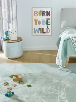 Born to be Wild Leinwand-Druck-gerahmt, Multicolor