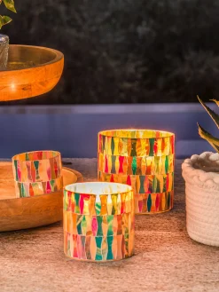 Bright Life Windlicht, Multicolor