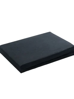 Brüssel Spannbetttuch, Schwarz