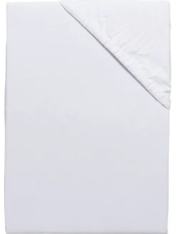 Brüssel Spannbetttuch, Weiss