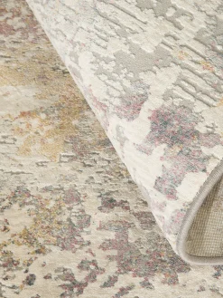 Calanthe Vintage-Teppich, Hellgrau