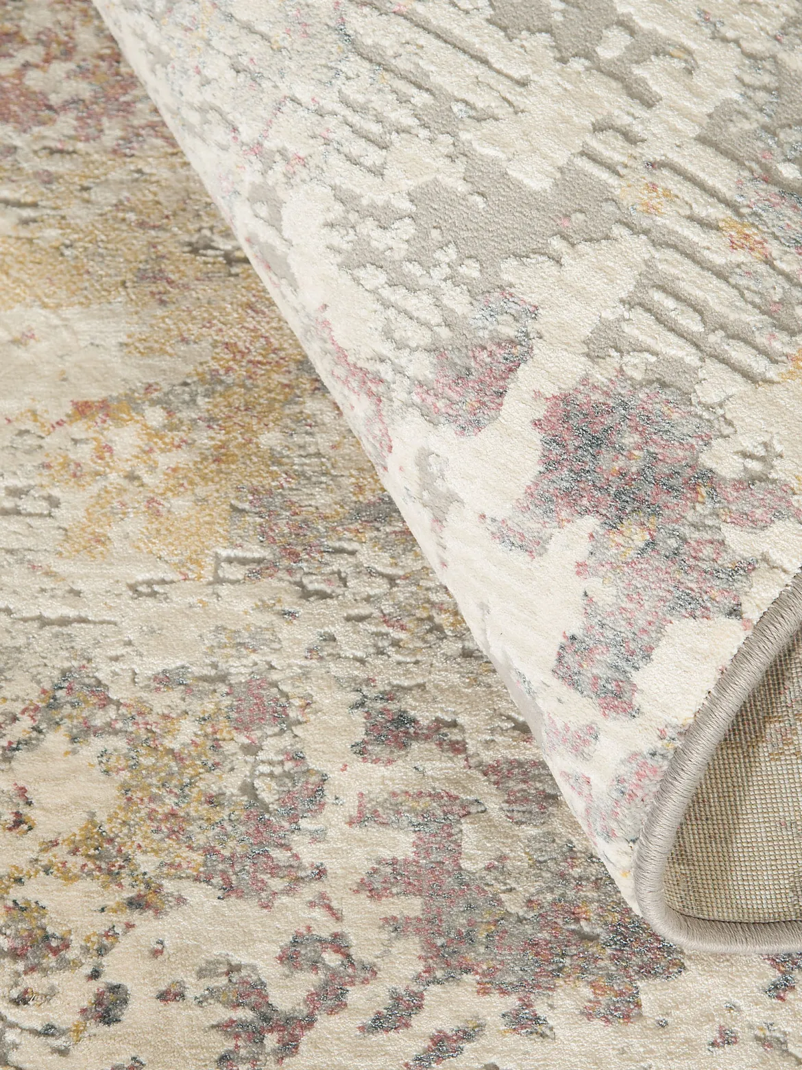 Calanthe Vintage-Teppich, Hellgrau