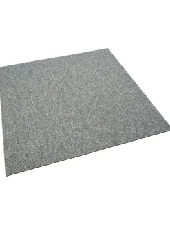 Calma Teppichbodenfliese, Silber 74