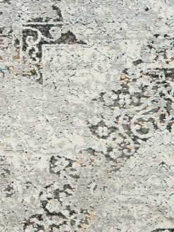 Chalkida Vintage-Teppich, Silber