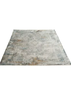 Chalkida Vintage-Teppich, Silber
