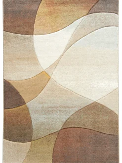 Charleston Moderner Teppich, Braun