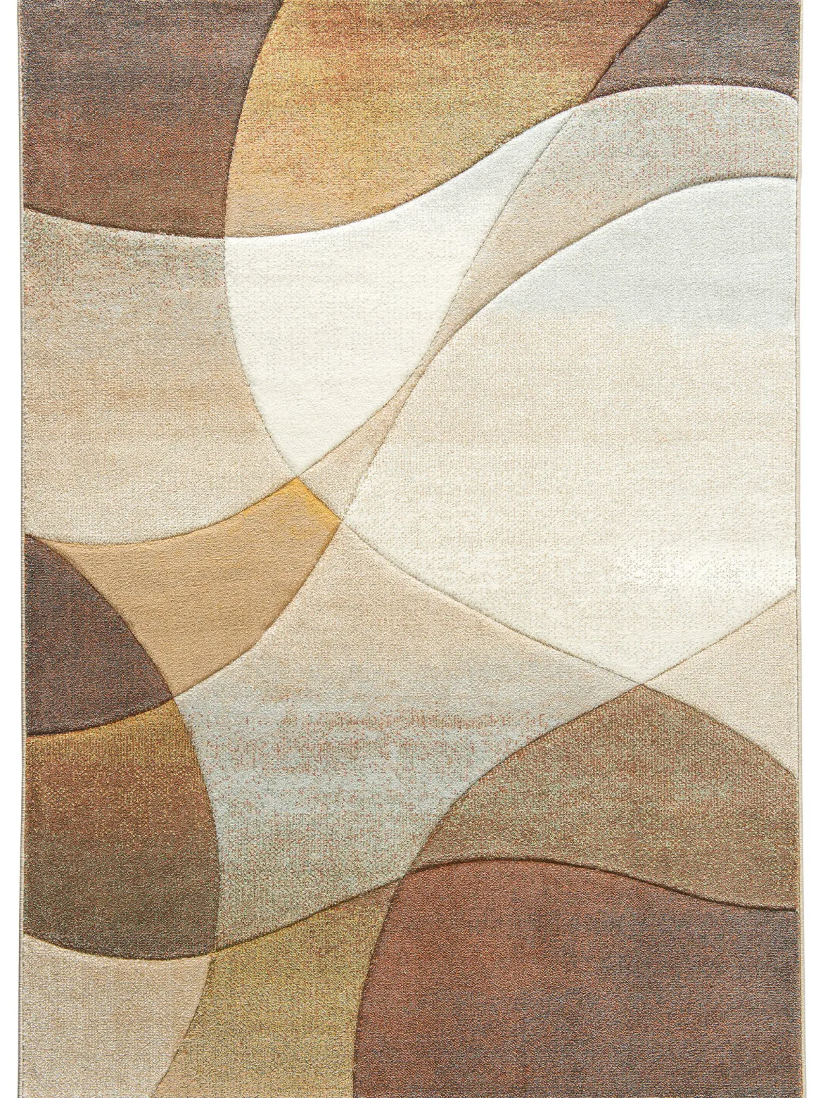 Charleston Moderner Teppich, Braun