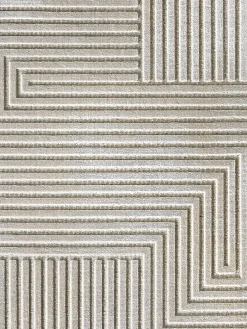 Clifton Moderner Teppich, Creme
