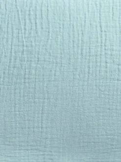 Cloudy Musselin-Bettwäsche, Sterling Blau
