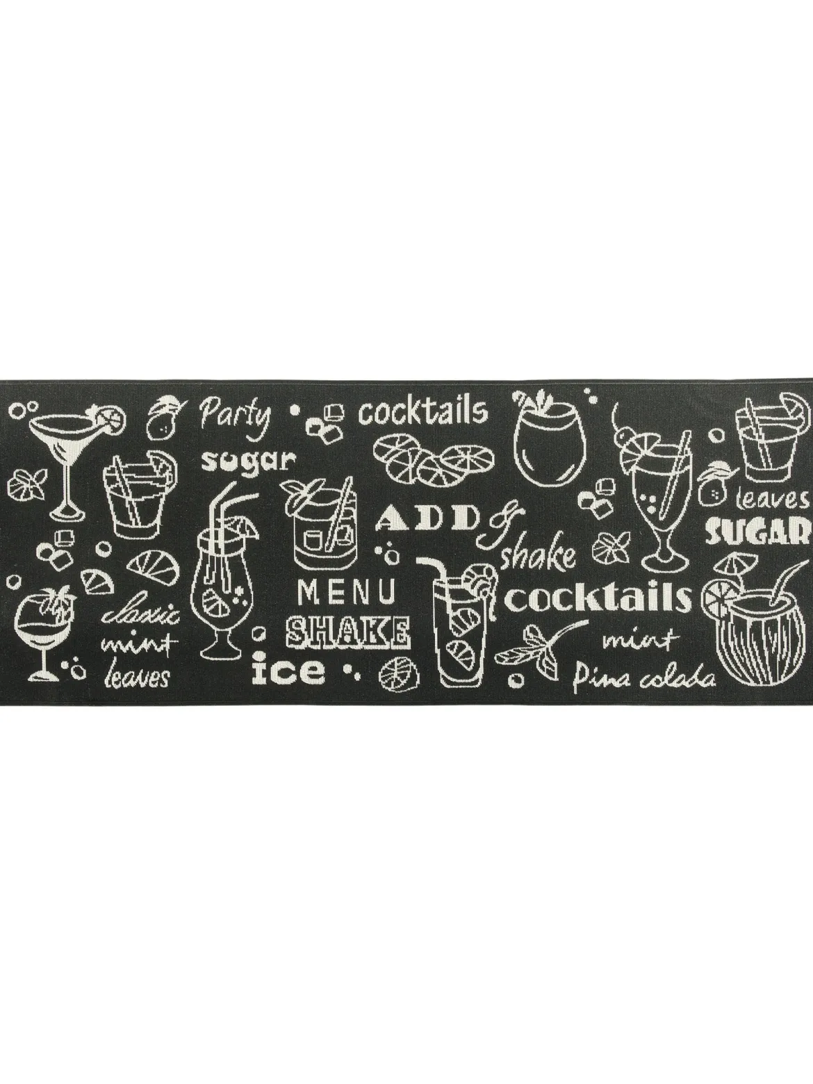 Cocktail Dreams Küchenläufer, Black
