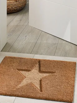 Coco Fußmatte, Dunkelbeige