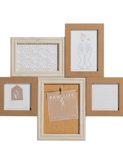 Collage Natural Bilderrahmen, Beige