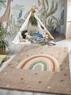 Colori Kinder-Teppich, Beige