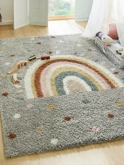 Colori Kinder-Teppich, Grau