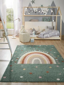 Colori Kinder-Teppich, Grün