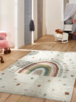 Colori Kinder-Teppich, Hellbeige