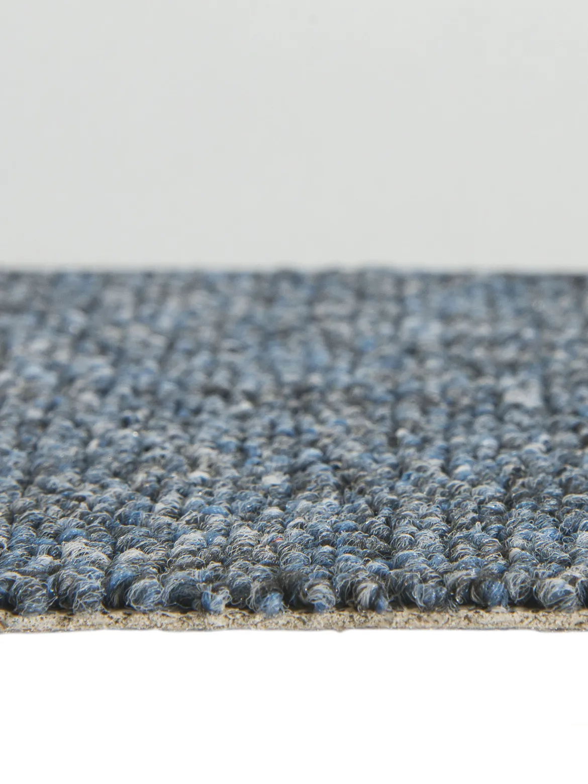 Color Schlingen-Teppichboden, Taubenblau 35