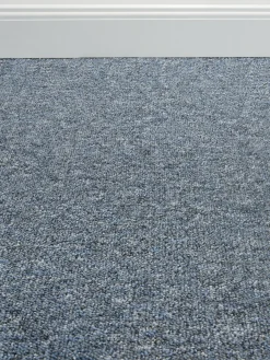 Color Schlingen-Teppichboden, Taubenblau 35