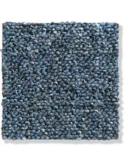 Color Schlingen-Teppichboden, Taubenblau 35