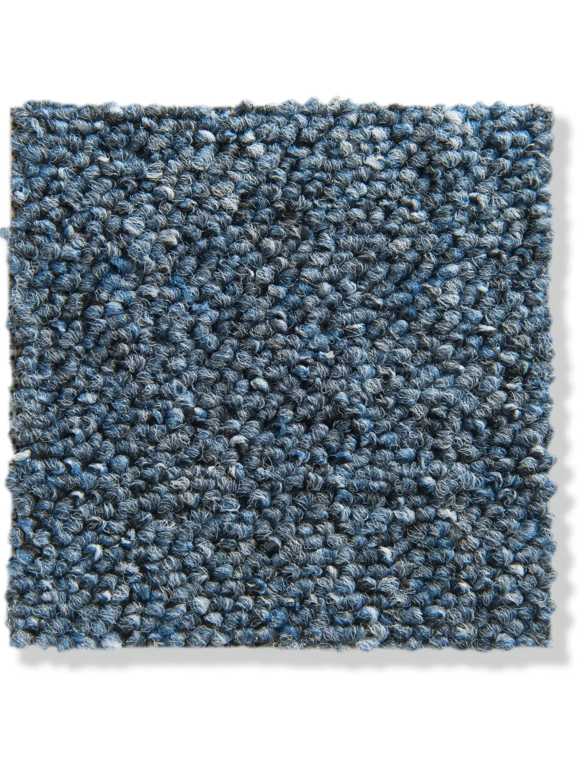 Color Schlingen-Teppichboden, Taubenblau 35