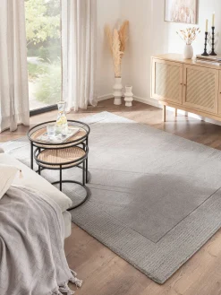 Comino Woll-Teppich, Light Grey