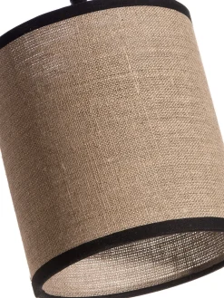 Cookie Fibre Wandleuchte, Darkbeige/Black