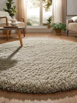 Creation Hochflor-Teppich, Beige