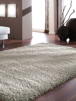 Creation Hochflor-Teppich, Hellgrau