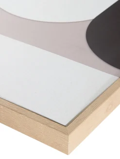 Cuadro Bild, Beige/Schwarz