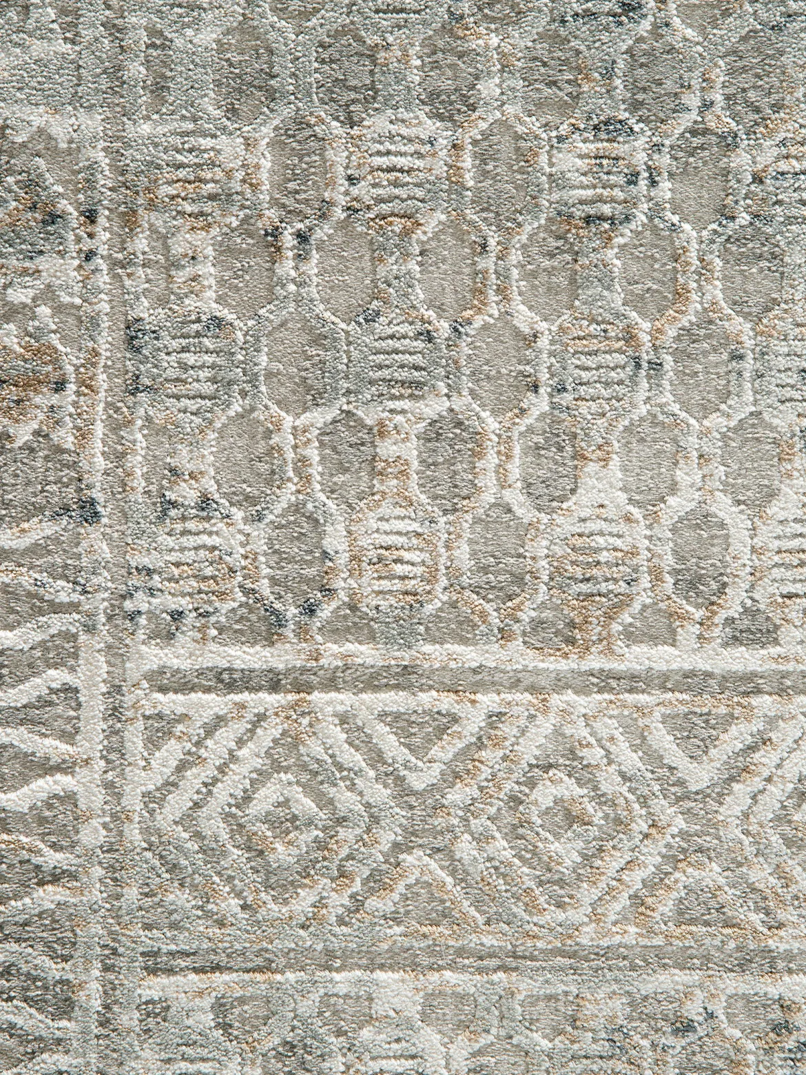 Cullen Vintage-Teppich, Antiksilber