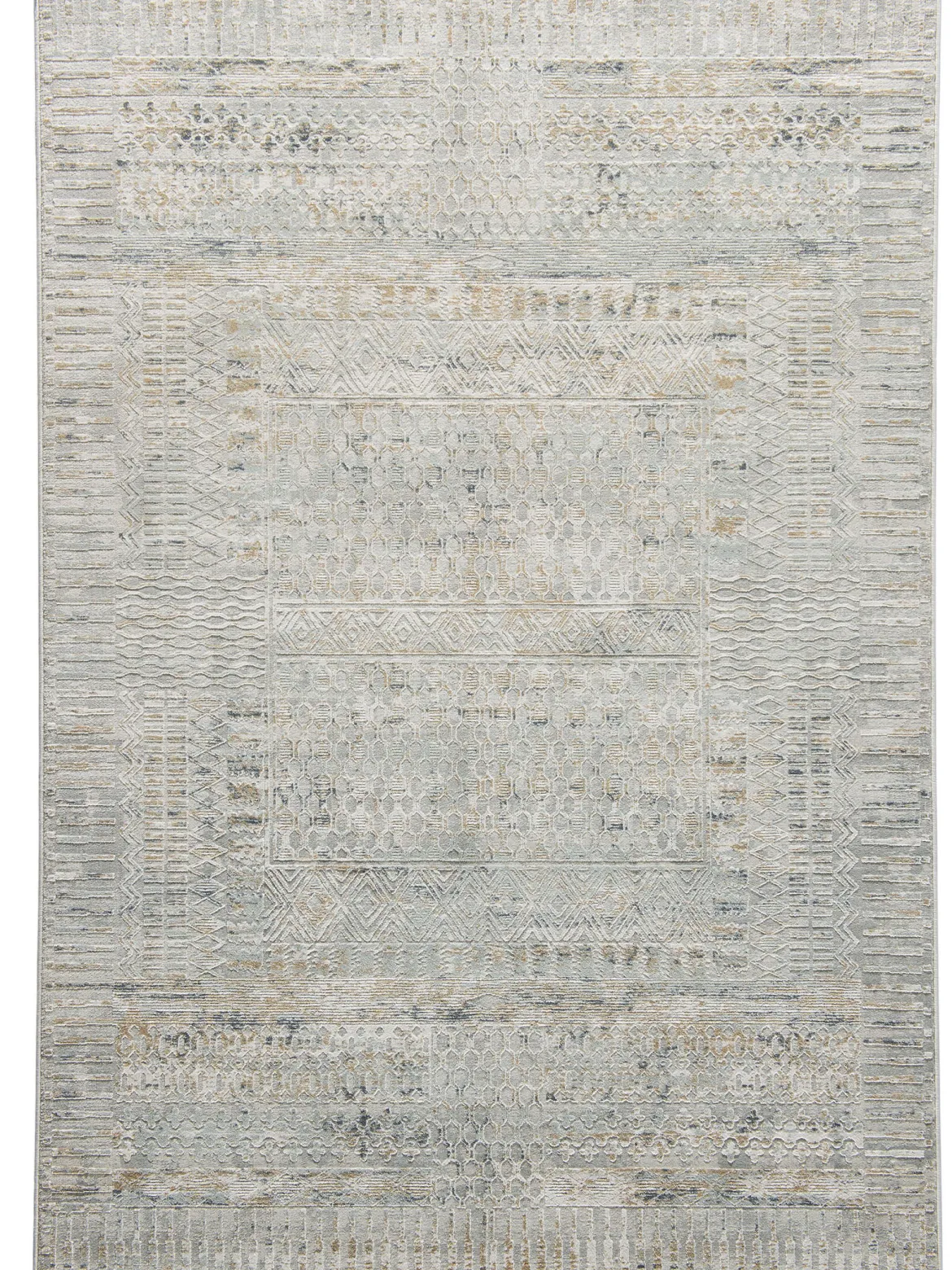 Cullen Vintage-Teppich, Antiksilber