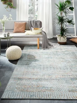 Cullen Vintage-Teppich, Silber