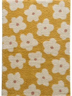 Daisy Moderner Teppich, Gelb