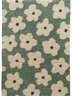 Daisy Moderner Teppich, Türkis