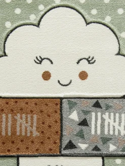 Daydream Kinder-Teppich, Grün
