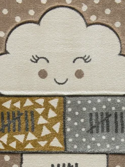 Daydream Kinder-Teppich, Hellbraun