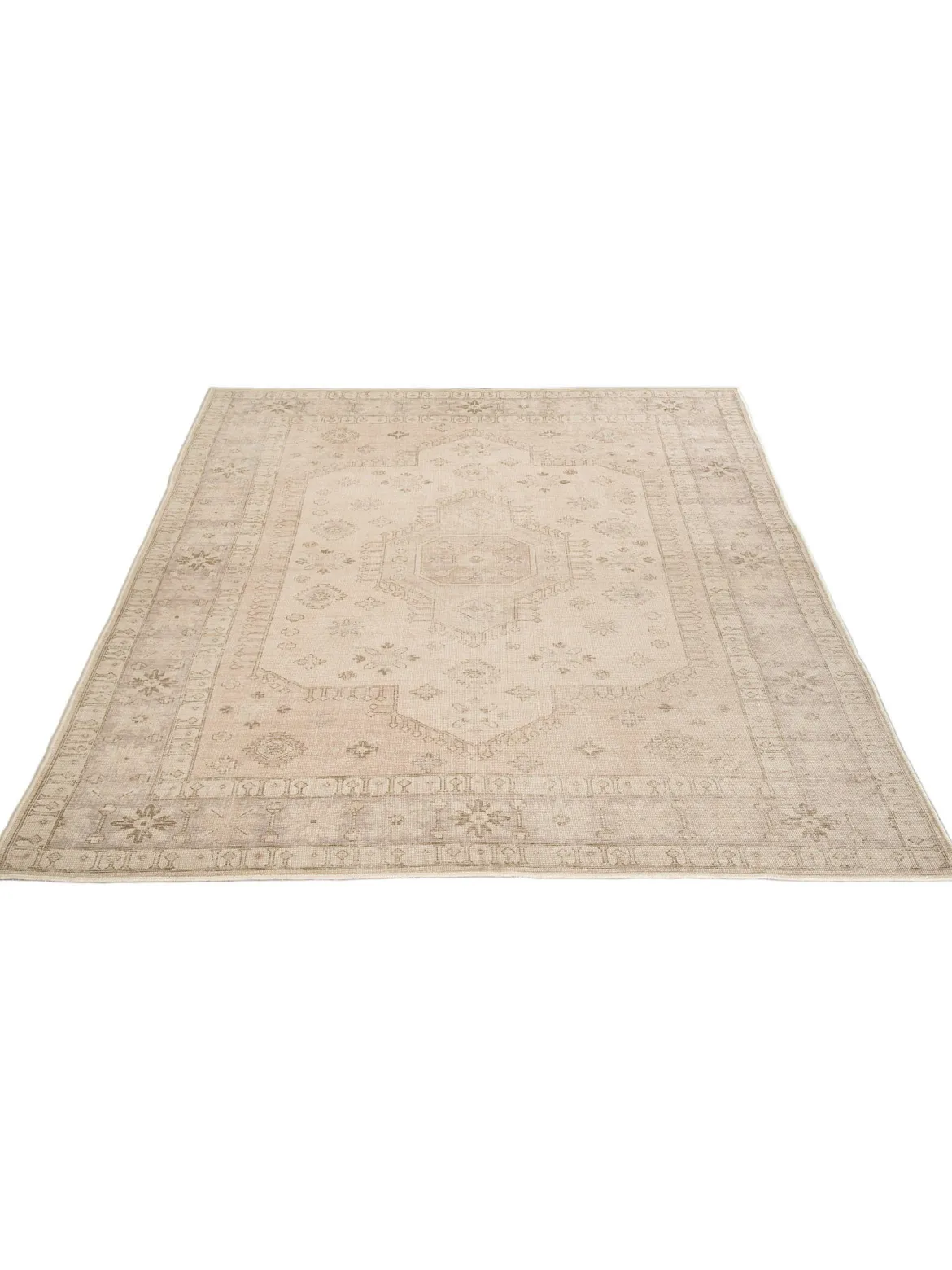 Dhanera Vintage-Teppich, Light Grey
