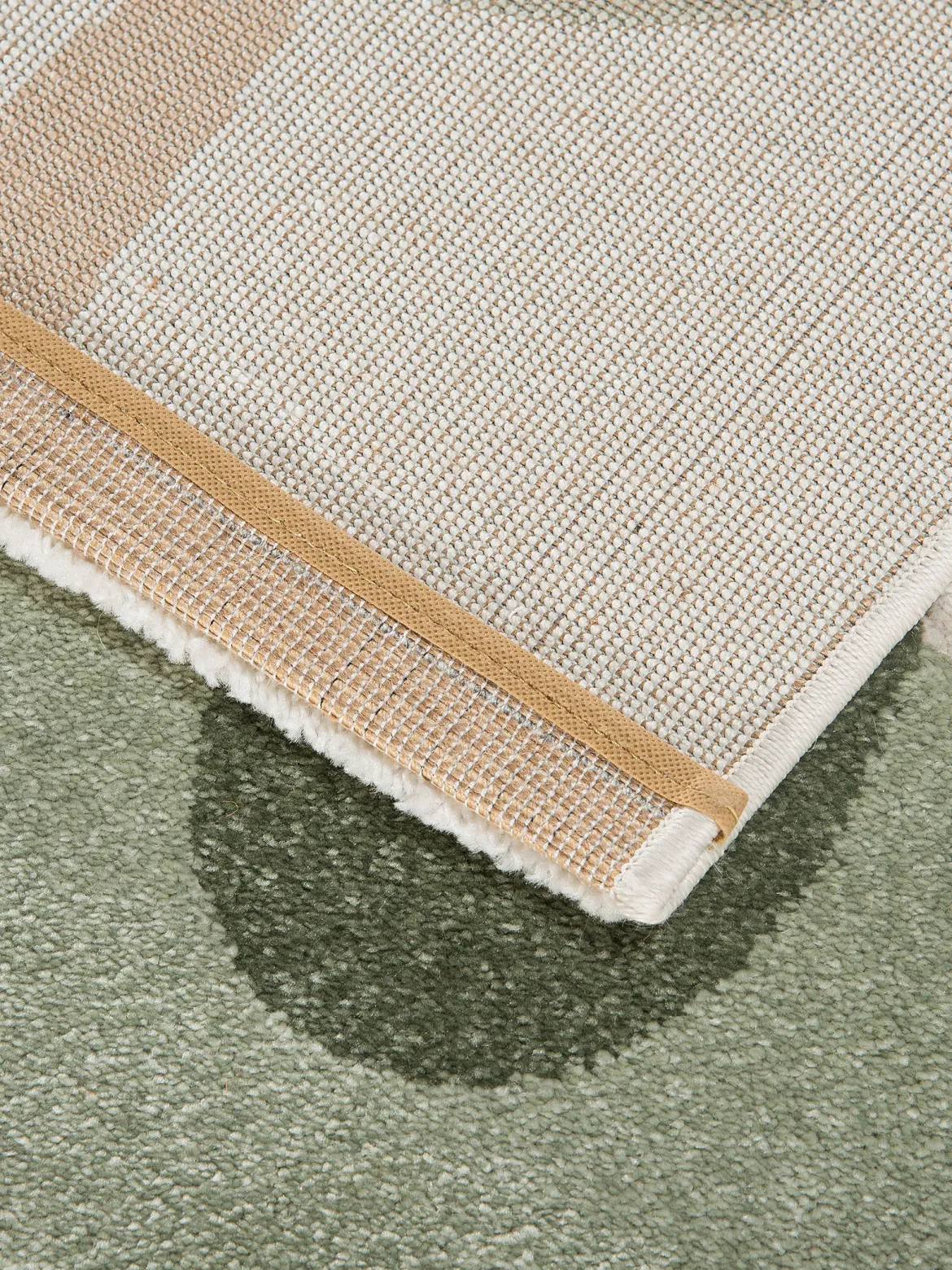 Dinoro Kinder-Teppich, Weiß/Grau