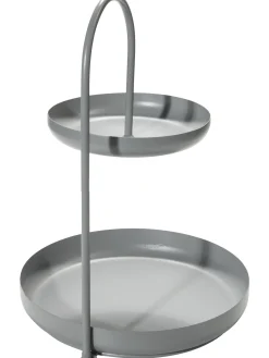 Doble Deko-Etagere, Grau