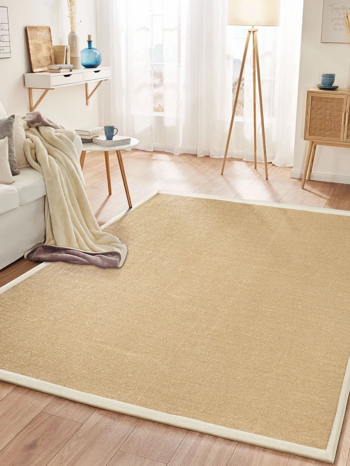 Dourado Sisal-Teppich, Offwhite