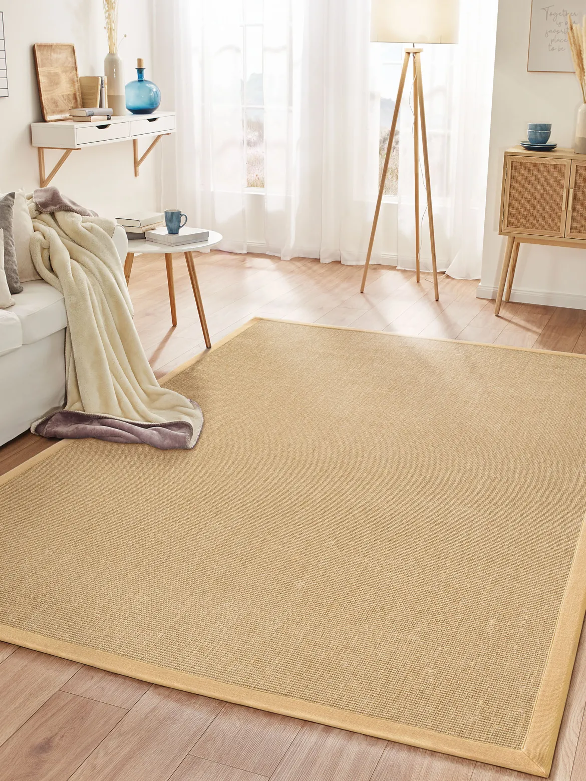 Dourado Sisal-Teppich, Sand