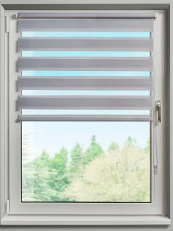 Duo Starlight Doppelrollo, Grau