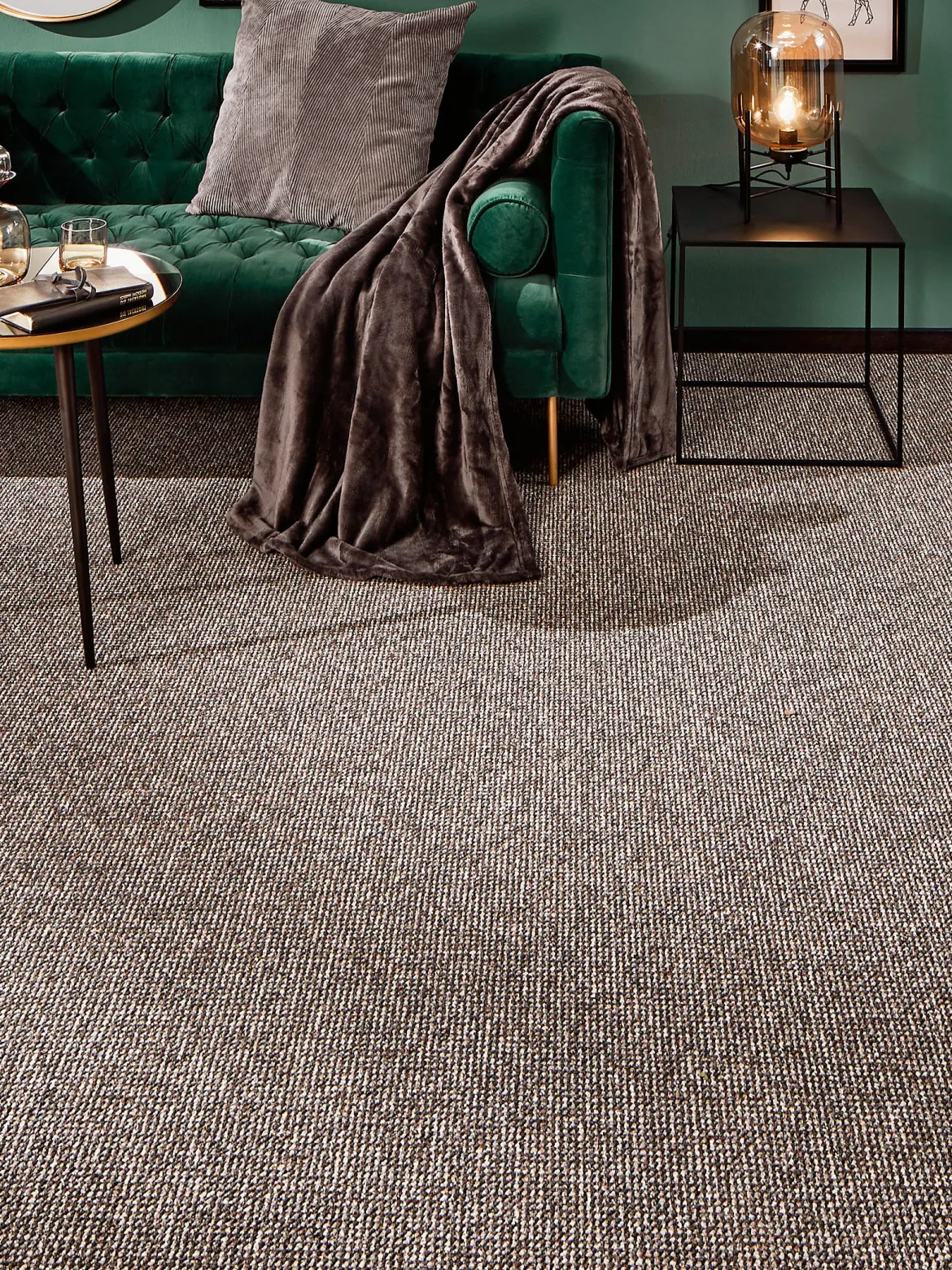 Durham Schlingen-Teppichboden, Dark Brown 25
