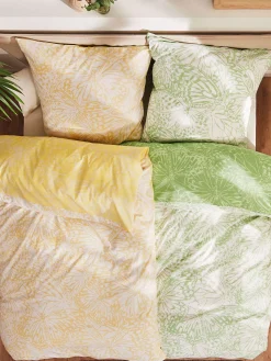 Elanora Satin-Bettwäsche, Gelb