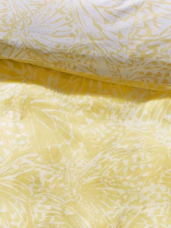 Elanora Satin-Bettwäsche, Gelb